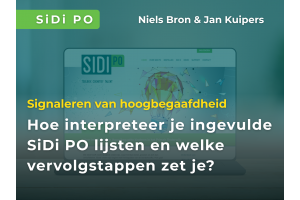 Signaleren van hoogbegaafdheid: hoe interpreteer je ingevulde SiDi PO lijsten en welke vervolgstappen zet je? 