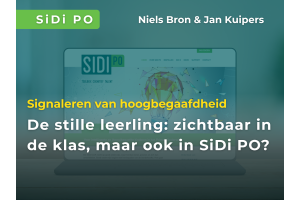 De stille leerling: zichtbaar in de klas, maar ook in SiDi PO?