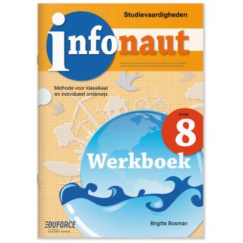 (1 ex.) Infonaut Werkboek groep 8 - studievaardigheden