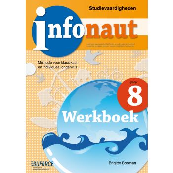 (1 ex.) Infonaut Werkboek groep 8 - studievaardigheden