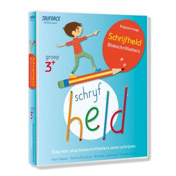 Schrijfheld Blokschriftletters Kopieermap, incl. handleiding
