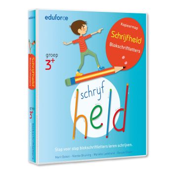 Schrijfheld Blokschriftletters Kopieermap, incl. handleiding