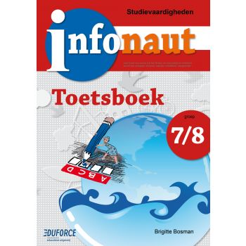 (1 ex.) Infonaut Toetsboek groep 7 en 8 - studievaardigheden