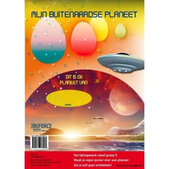 (1 ex.) Opdrachtposter: Mijn buitenaardse planeet