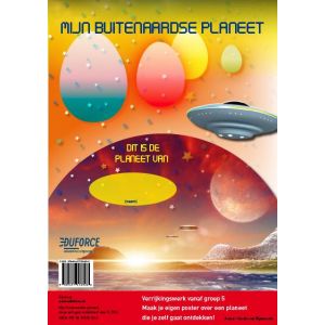 Opdrachtposter: Mijn buitenaardse planeet (5 ex.)