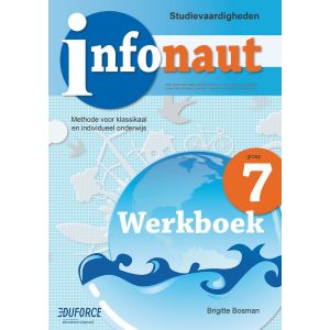 (1 ex.) Infonaut Werkboek groep 7 - studievaardigheden