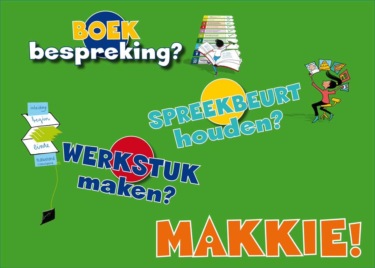 Een werkstuk maken… Een boekbespreking houden… Of een spreekbeurt…