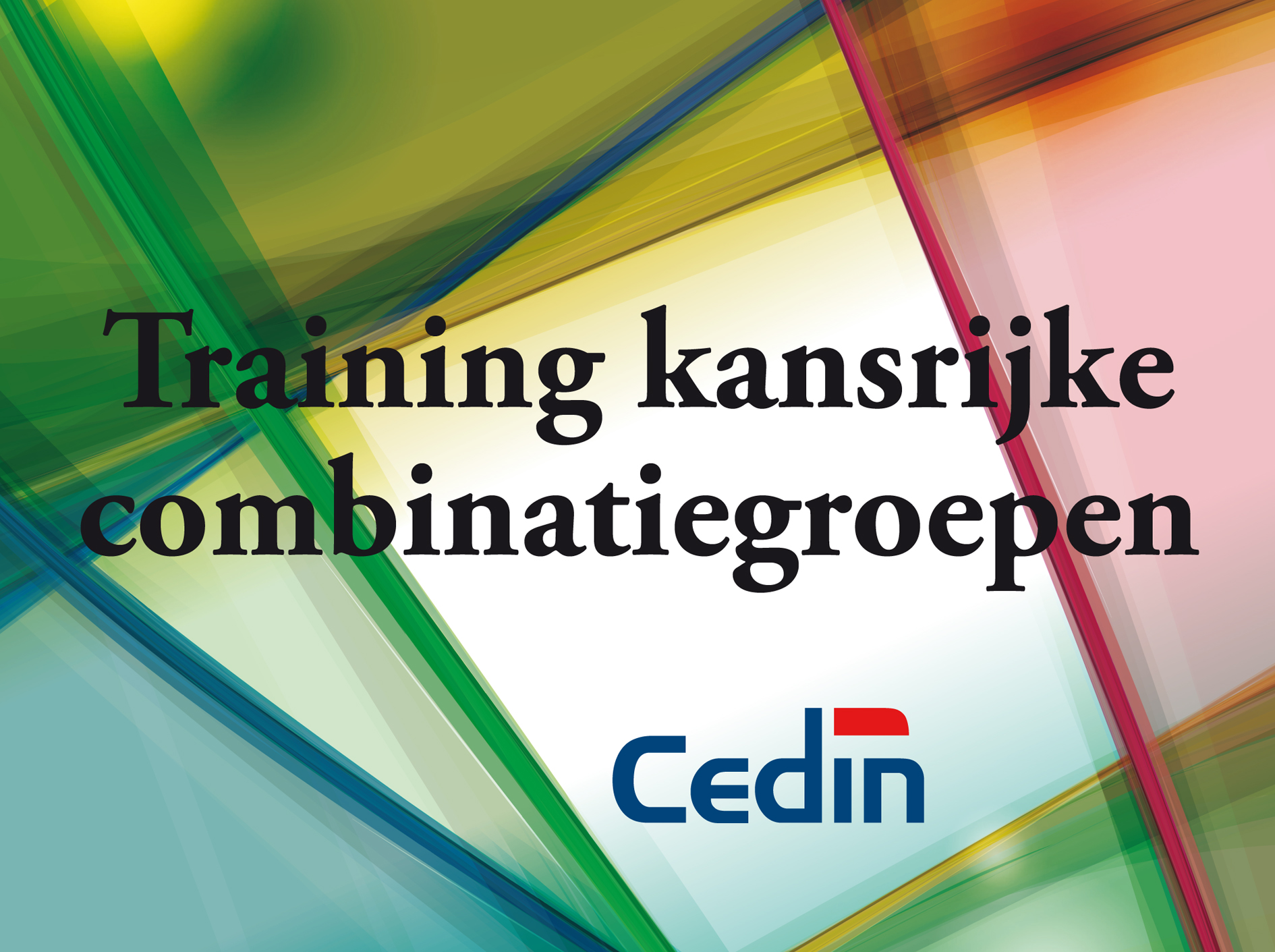 Training “Kansrijke combinatiegroepen”